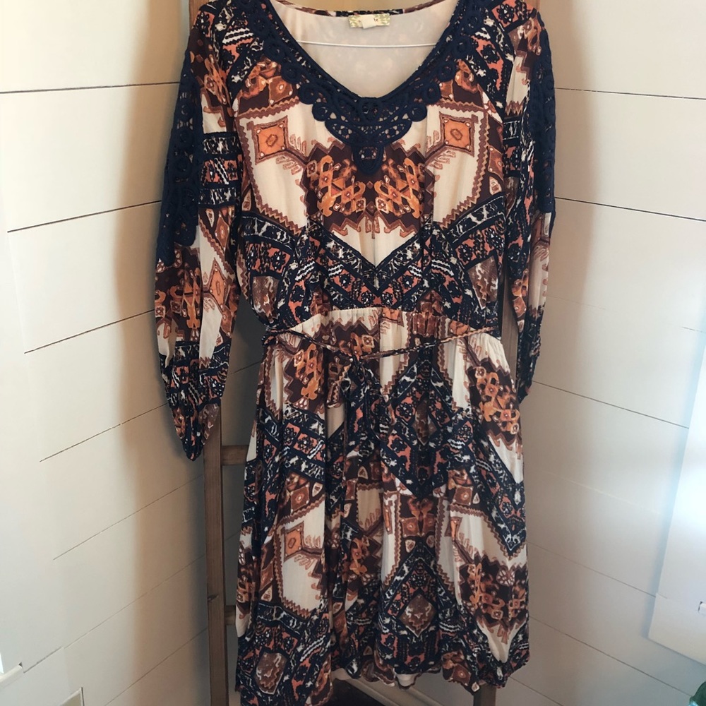 XL Nurture tie waist  dress